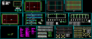 某市钢结构厂房施工图