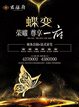 黑金地产海报