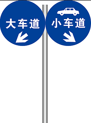 車道牌