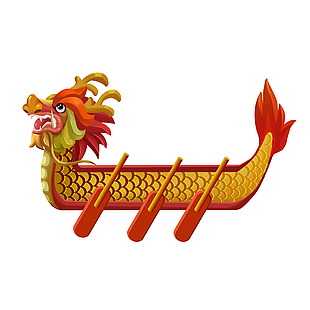 可愛端午龍舟裝飾