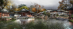 古典園林建筑素材