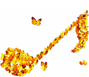 蝴蝶音樂符號