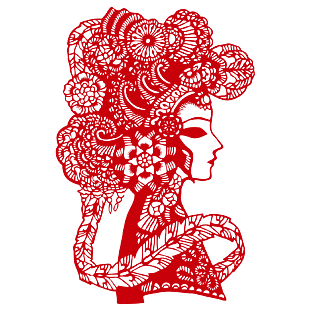 戲子剪紙