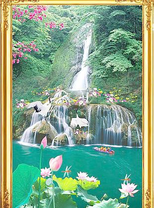 山水風景畫圖片1