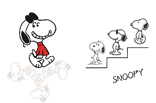 史努比 psd源文件 snoopy