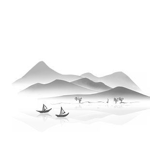中國風風景免摳素材