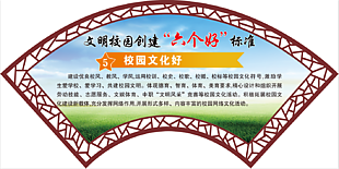 文明校園創建“六個好”標準