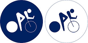 2020奧運會運動項目圖標之場地自行車