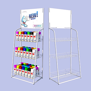 手噴漆展示貨架