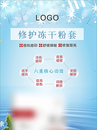 凍干粉宣傳海報