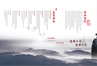 企业画册简介页