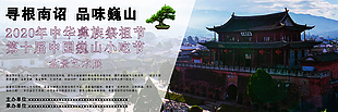 巍山盆景展主會場背景