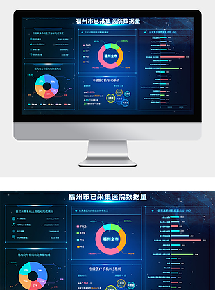 大数据后台图标界面可视化大数据UI