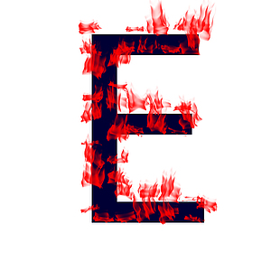 字母E