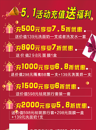 充值宣傳海報