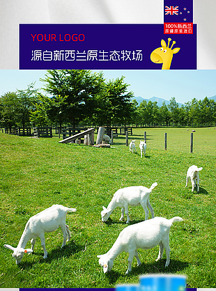 奶粉海報