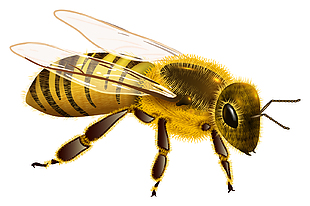蜜蜂矢量素材