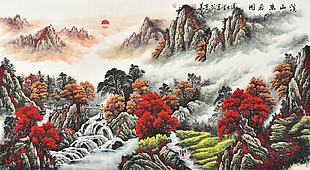 溪山幽居圖