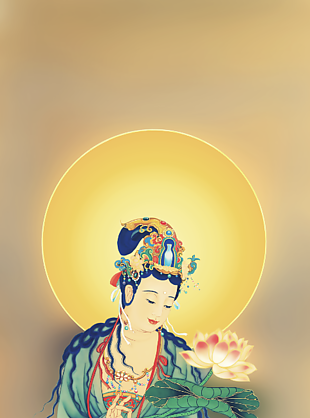 大勢至菩薩像