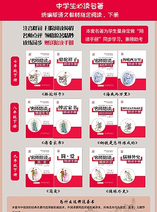 中學必讀課外書海報