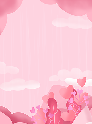 妇女节粉色背景设计