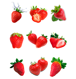 草莓圖片 元素 裝飾 小元素