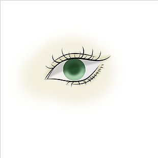綠色眼睛