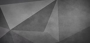 三角形漸變紋理 黑白灰廣告圖
