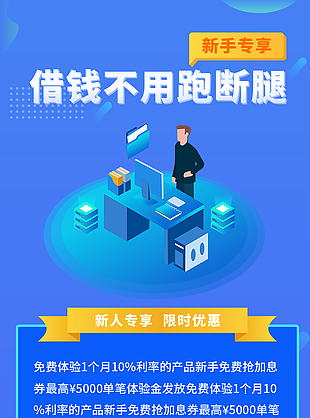 网页UI长图海报