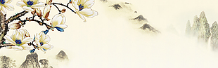古风工笔画背景素材