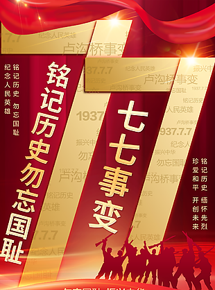 2022七七事變紀念日海報