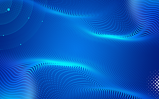 藍色科技背景墻線條設計