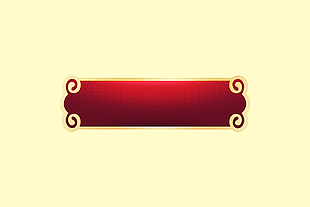 紅色復古中國風邊框設計