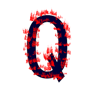 火焰字母Q