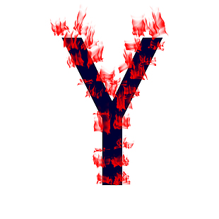 火焰字母Y