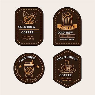 咖啡熱飲品牌設計LOGO圖標下載