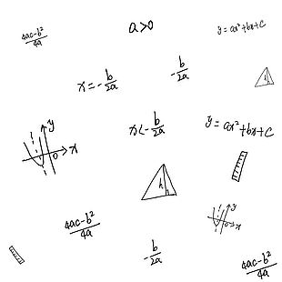 小學數學公式背景設計素材圖片