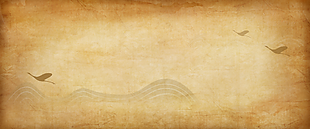 黃色牛皮紙古風banner背景圖片下載