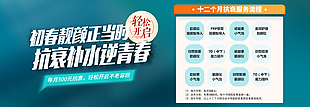 美容院医美整形服务banner展板下载