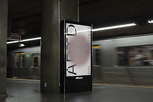 地鐵站廣告顯示屏VI設計圖片