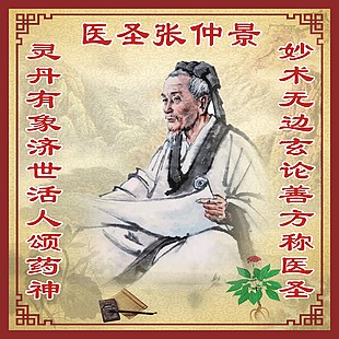 中醫(yī)醫(yī)圣張仲景醫(yī)療展板
