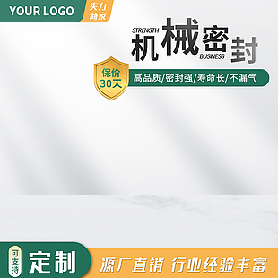 高端大气机械密封电商主图设计