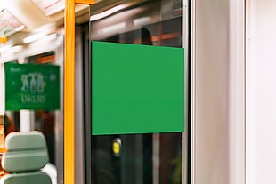 列車車廂廣告牌貼圖VI設計