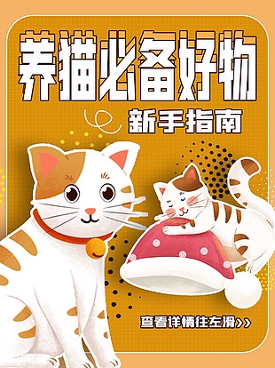 養(yǎng)貓必備好物新手指南封面圖片下載
