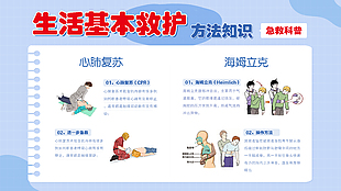 生活基本救護海報設計