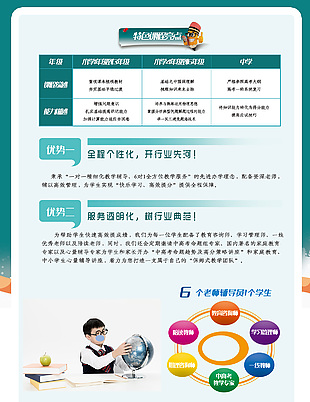 輔導班招生宣傳海報