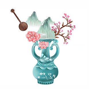 元素合集國潮插畫中國風