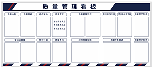 嚴(yán)謹(jǐn)實用質(zhì)量管理看板