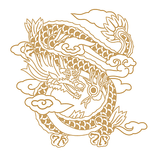 中国风龙图腾元素
