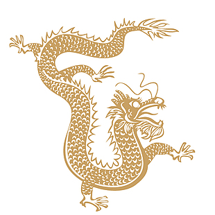 高端傳統龍紋案設計